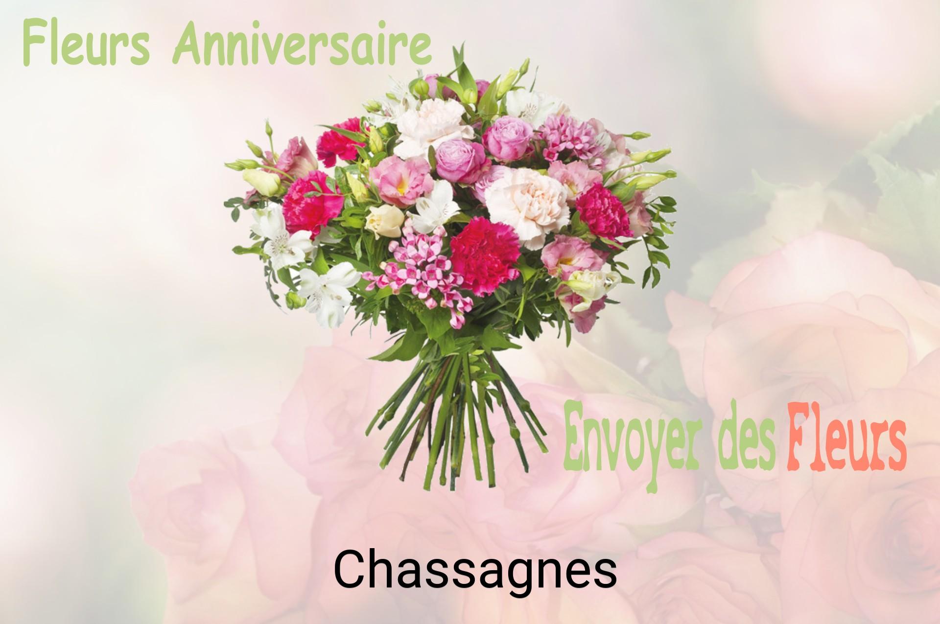 Bouquet de fleurs d’anniversaire livré à Chassagnes